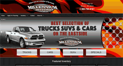 Desktop Screenshot of millenniummotors.com