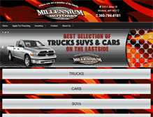 Tablet Screenshot of millenniummotors.com